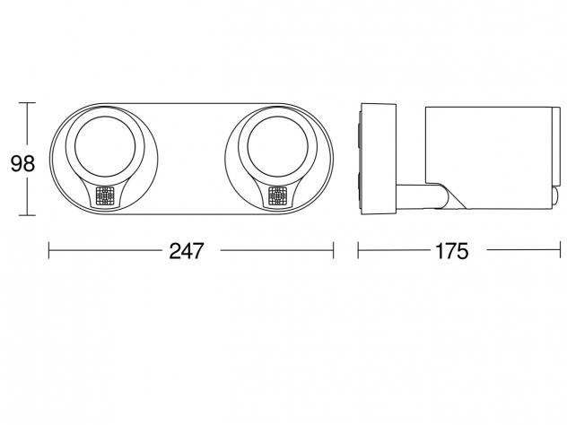  Spot DUO SC with motion detector & Bluetooth